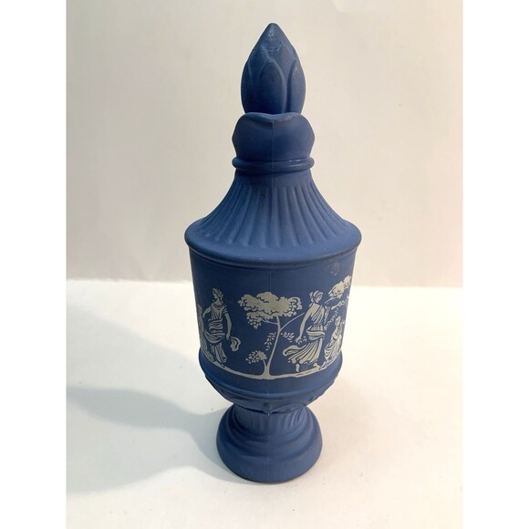 Vintage Avon Avonshire Bird of Paradise Foaming Bath Oil Empty Decanter Bottle - Picture 2 of 9